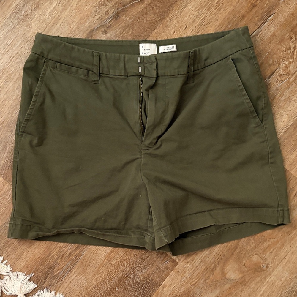 Women’s olive shorts